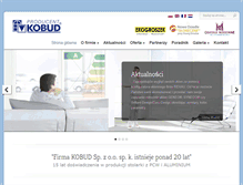 Tablet Screenshot of kobud.com